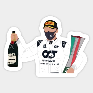 Pierre in Italy Sticker